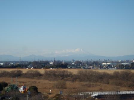 富士山方面(平成24年12月24日撮影)