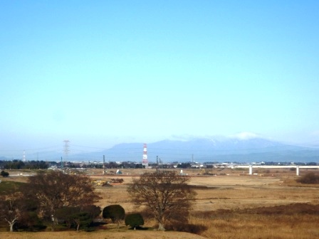 赤城山方面(平成24年12月24日撮影)